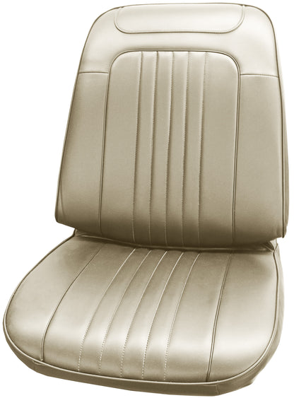 72 CHEVELLE/MALIBU BUCKET SEAT UPHOLSTERY - WHITE