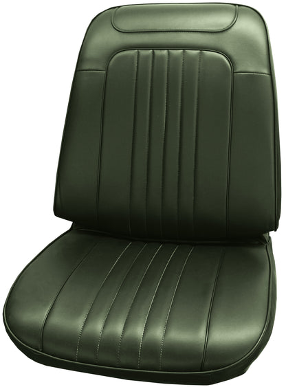 72 CHEVELLE/MALIBU BUCKET SEAT UPHOLSTERY - GREEN