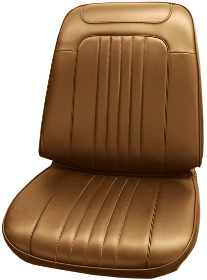72 CHEVELLE/MALIBU/EL CAMINO BUCKET SEAT UPHOLSTERY - TAN