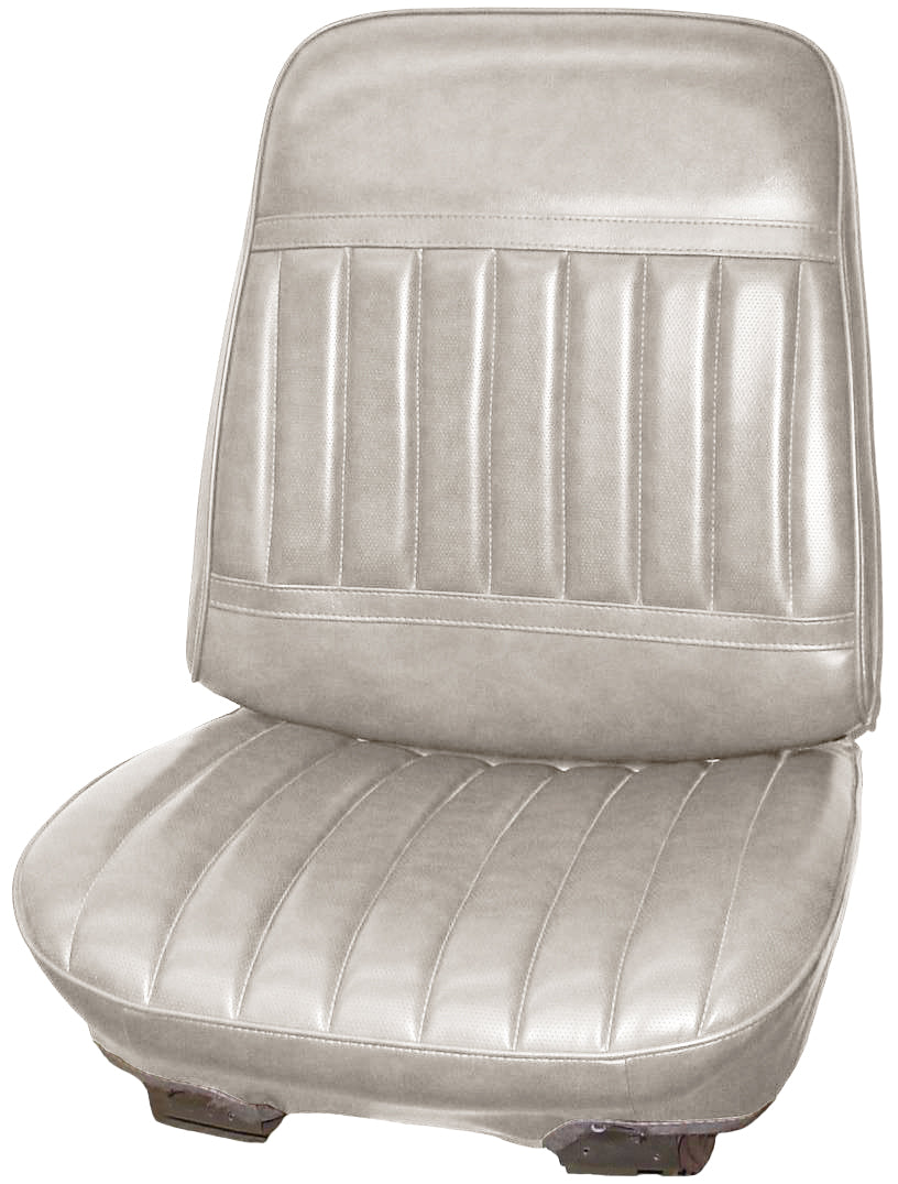 71 SKYLARK/GS "DELUXE" BUCKET SEAT UPHOLSTERY - PEARL WHITE