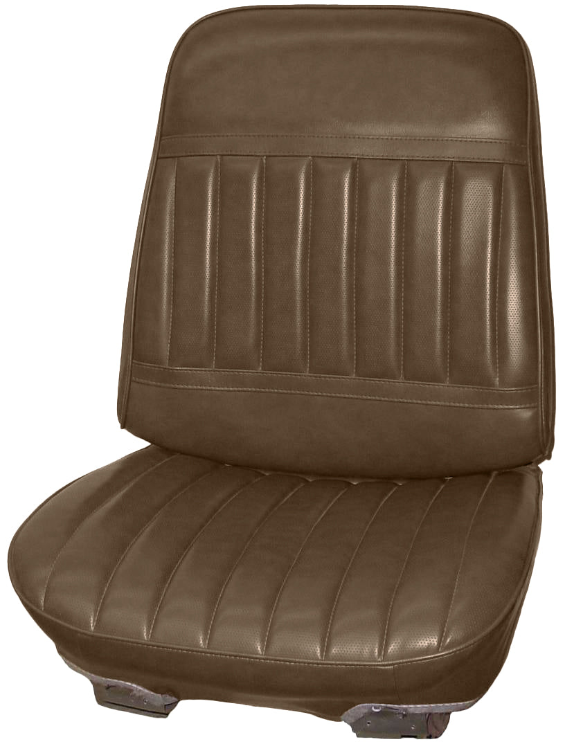 71 SKYLARK/GS "DELUXE" BUCKET SEAT UPHOLSTERY - SADDLE