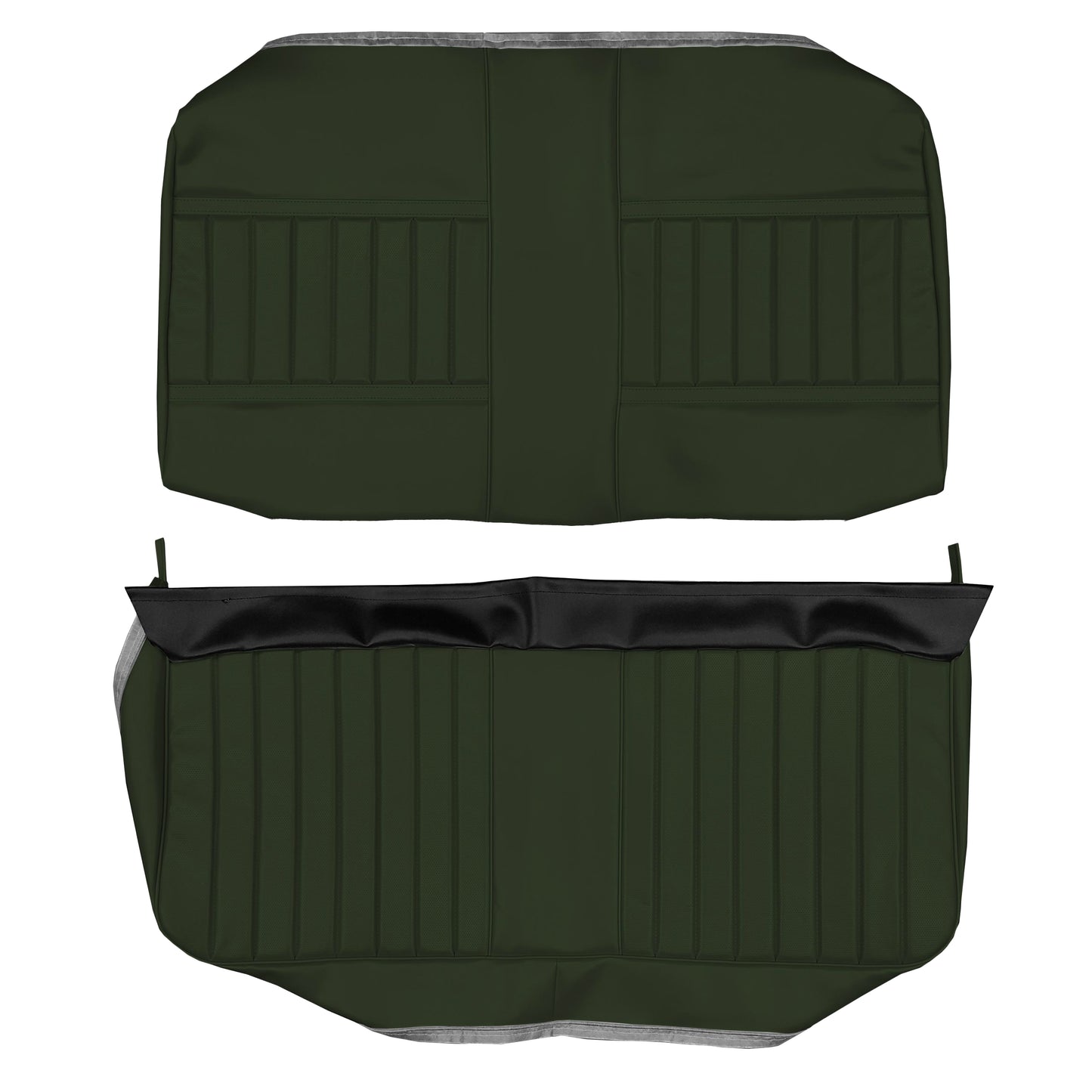 71 SKYLARK/GS "DELUXE" CONVERTIBLE REAR UPHOLSTERY - GREEN