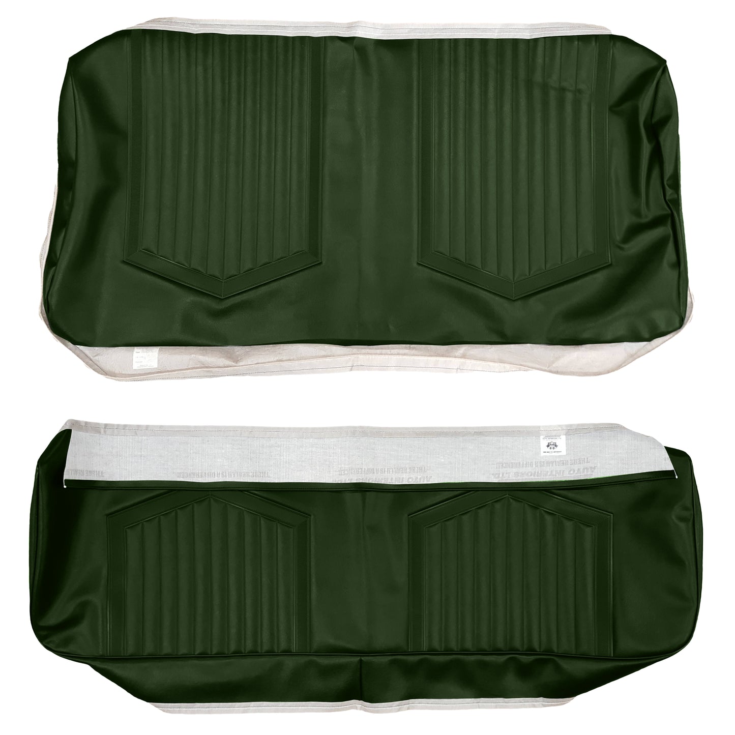 71 SKYLARK/GS "STANDARD" COUPE REAR UPHOLSTERY - GREEN
