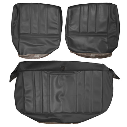 71-72 CUTLASS SPLIT BENCH UPHOLSTERY - BLACK