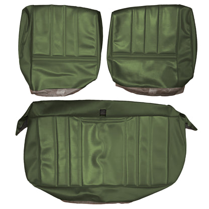 72 CUTLASS SPLIT BENCH UPHOLSTERY - MEDIUM GREEN