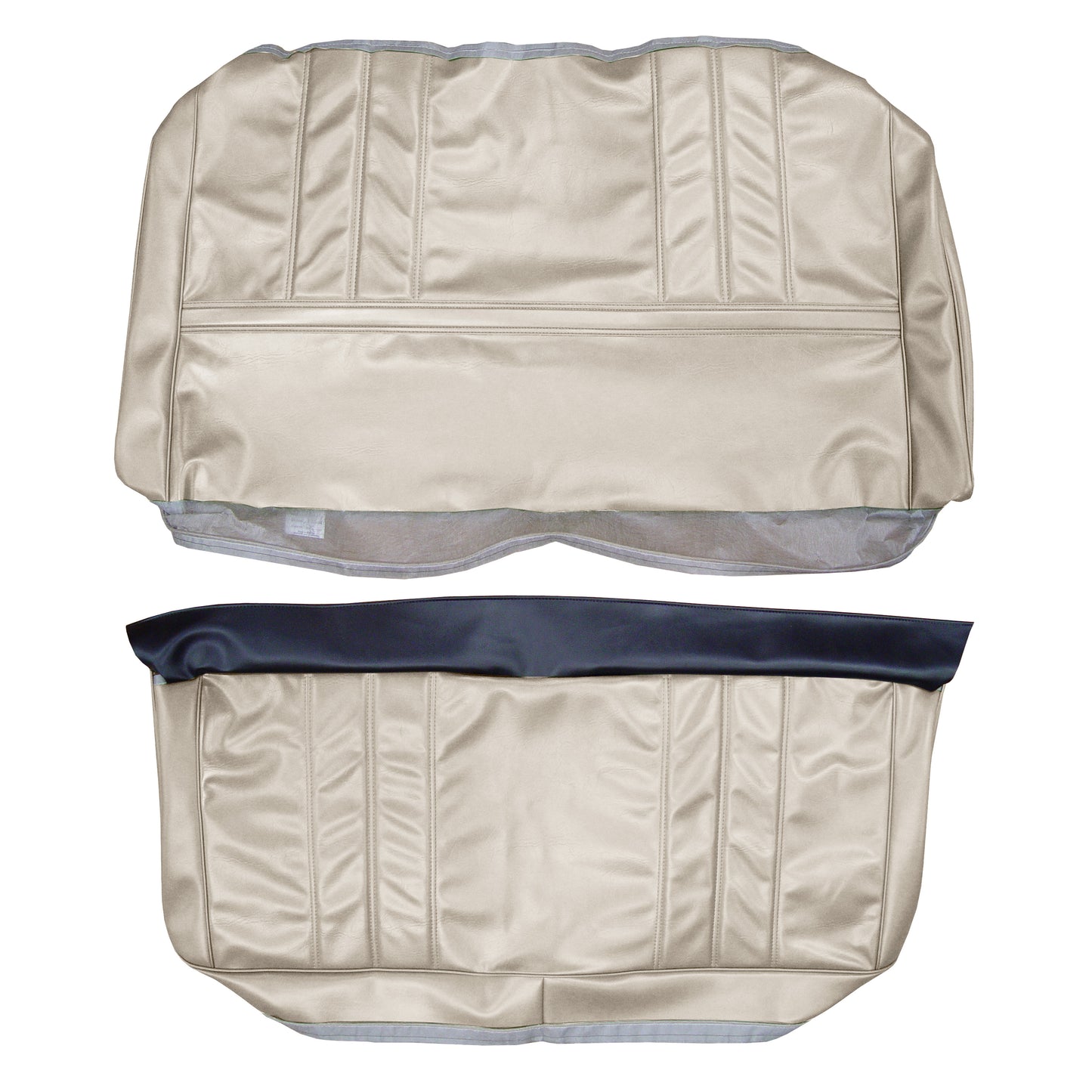 71 CUTLASS HARDTOP COUPE REAR UPHOLSTERY - PEARL WHITE