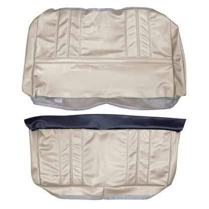 71 CUTLASS HARDTOP COUPE REAR UPHOLSTERY - PEARL WHITE