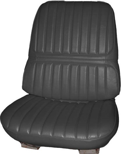 71-72 CUTLASS SUPREME/442 BUCKET SEAT UPHOLSTERY - BLACK