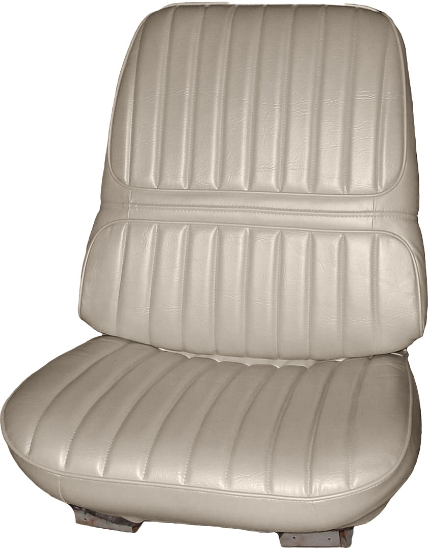 71 CUTLASS SUPREME/442 BUCKET SEAT UPHOLSTERY - PEARL WHITE