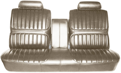 72 CUTLASS SUPREME/442 SPLIT BENCH W/ C.A.R. UPHOLSTERY - WHITE