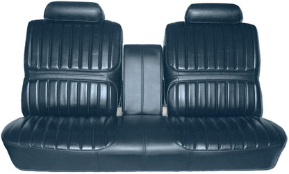 71 CUTLASS SUPREME/442 SPLIT BENCH W/ C.A.R. UPHOLSTERY - BLUE