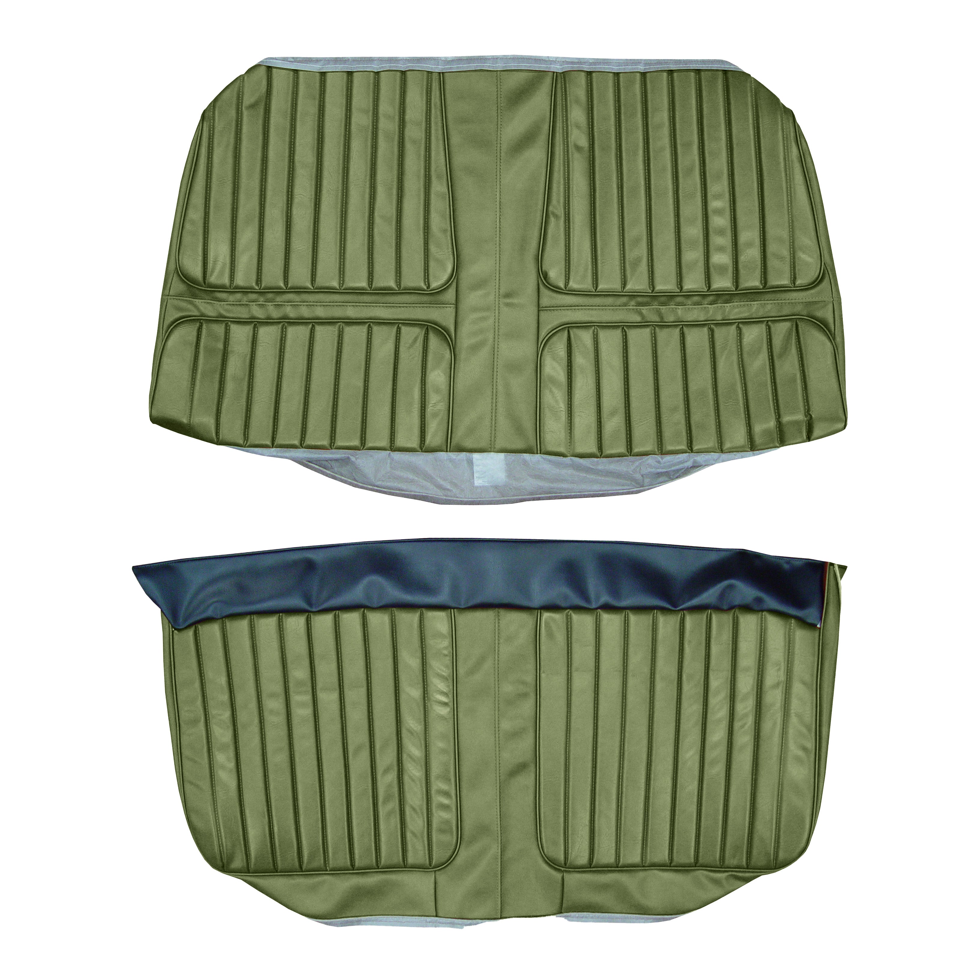 71 Cutlass Supreme/442 Conv. Rear Bench - Jade Green - Legendary