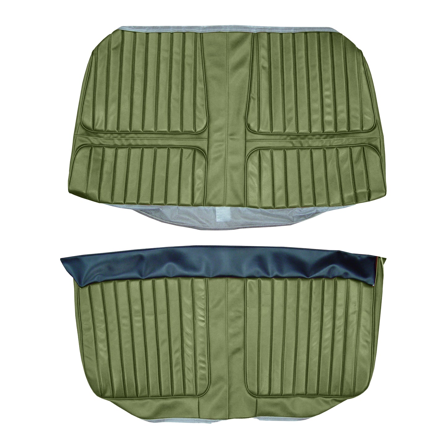 71 CUTLASS SUPREME/442 CONVERTIBLE REAR UPHOLSTERY - JADE GREEN