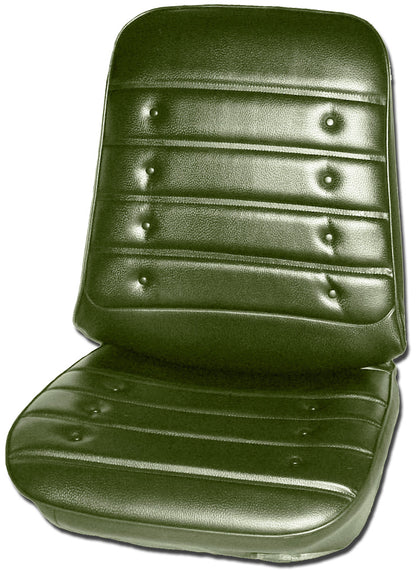 71 CUTLASS 'S'/442 BUCKET SEAT UPHOLSTERY - JADE GREEN