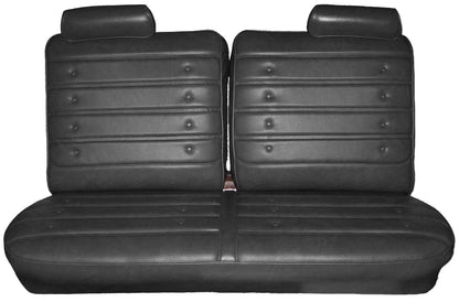 71 CUTLASS 'S'/442 SPLIT BENCH UPHOLSTERY -  BLACK