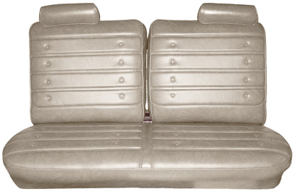 71 CUTLASS 'S'/442 SPLIT BENCH UPHOLSTERY -  PEARL WHITE