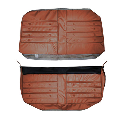 71 CUTLASS 'S'/442 HARDTOP COUPE REAR UPHOLSTERY - SIENNA