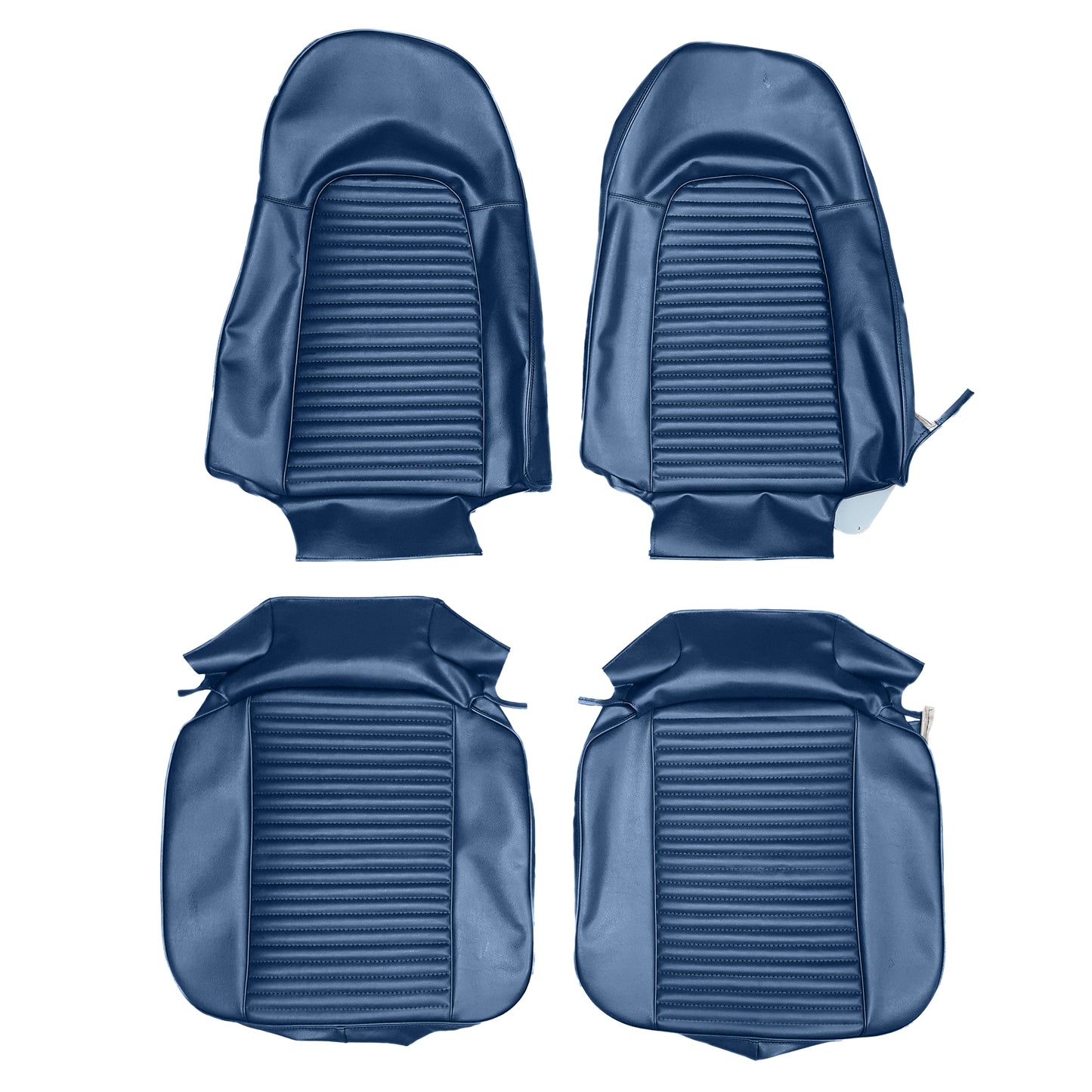 72 JAVELIN/AMX/GREMLIN/HORNET BUCKET SEAT UPHOLSTERY - SRM BLUE