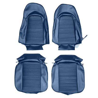 72 JAVELIN/AMX/GREMLIN/HORNET BUCKET SEAT UPHOLSTERY - SRM BLUE