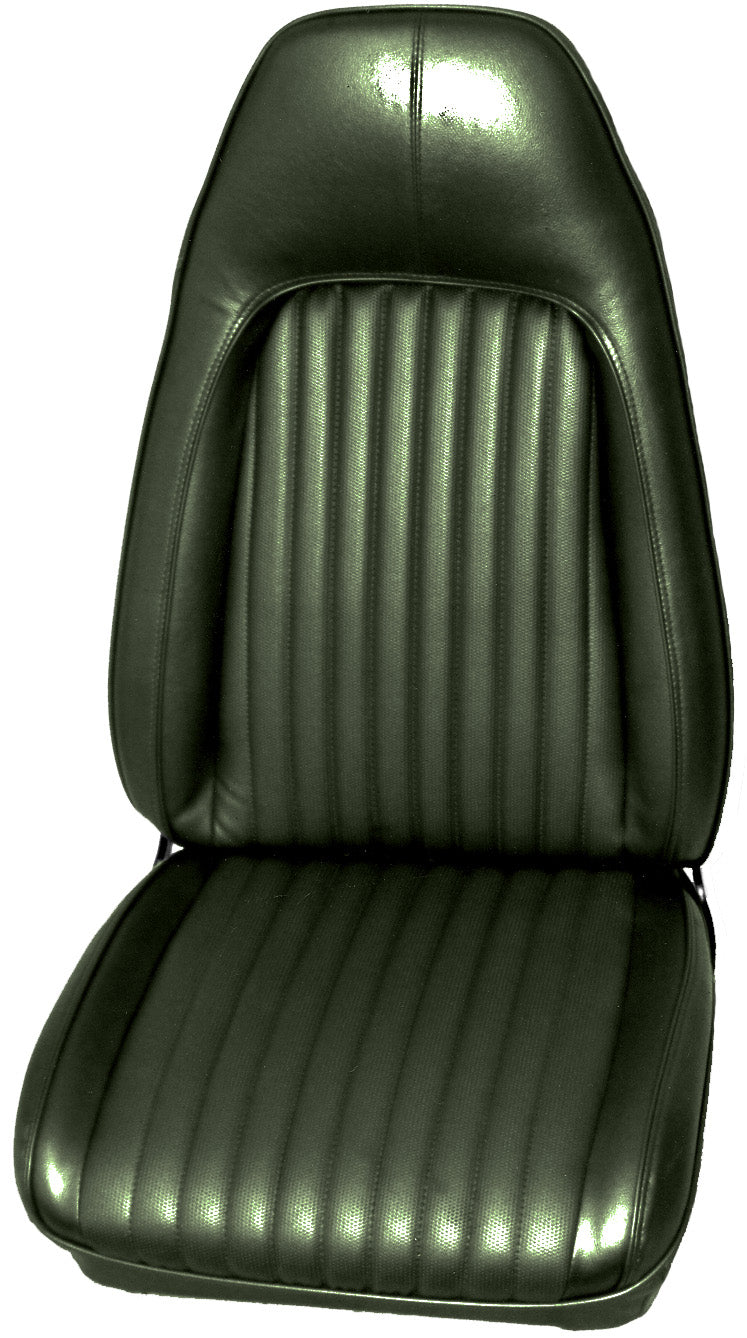 72 BARRACUDA/CHALLENGER BUCKET SEAT UPHOLSTERY - GREEN