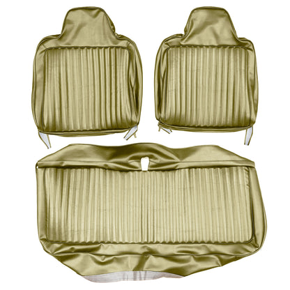 72 DART/DEMON/SCAMP/DUSTER SPLIT BENCH W/ 9" HEADREST UPHOLSTERY - EMBER GOLD