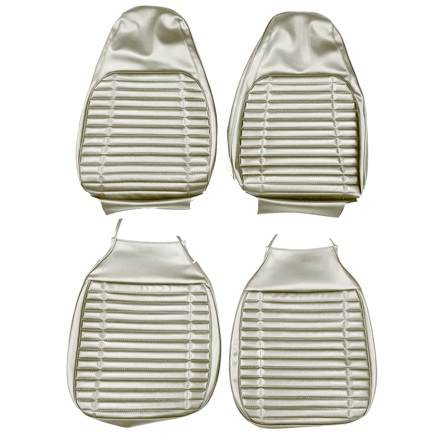 72 SATELLITE SEBRING/ROADRUNNER/GTX BUCKET SEAT UPHOLSTERY - WHITE