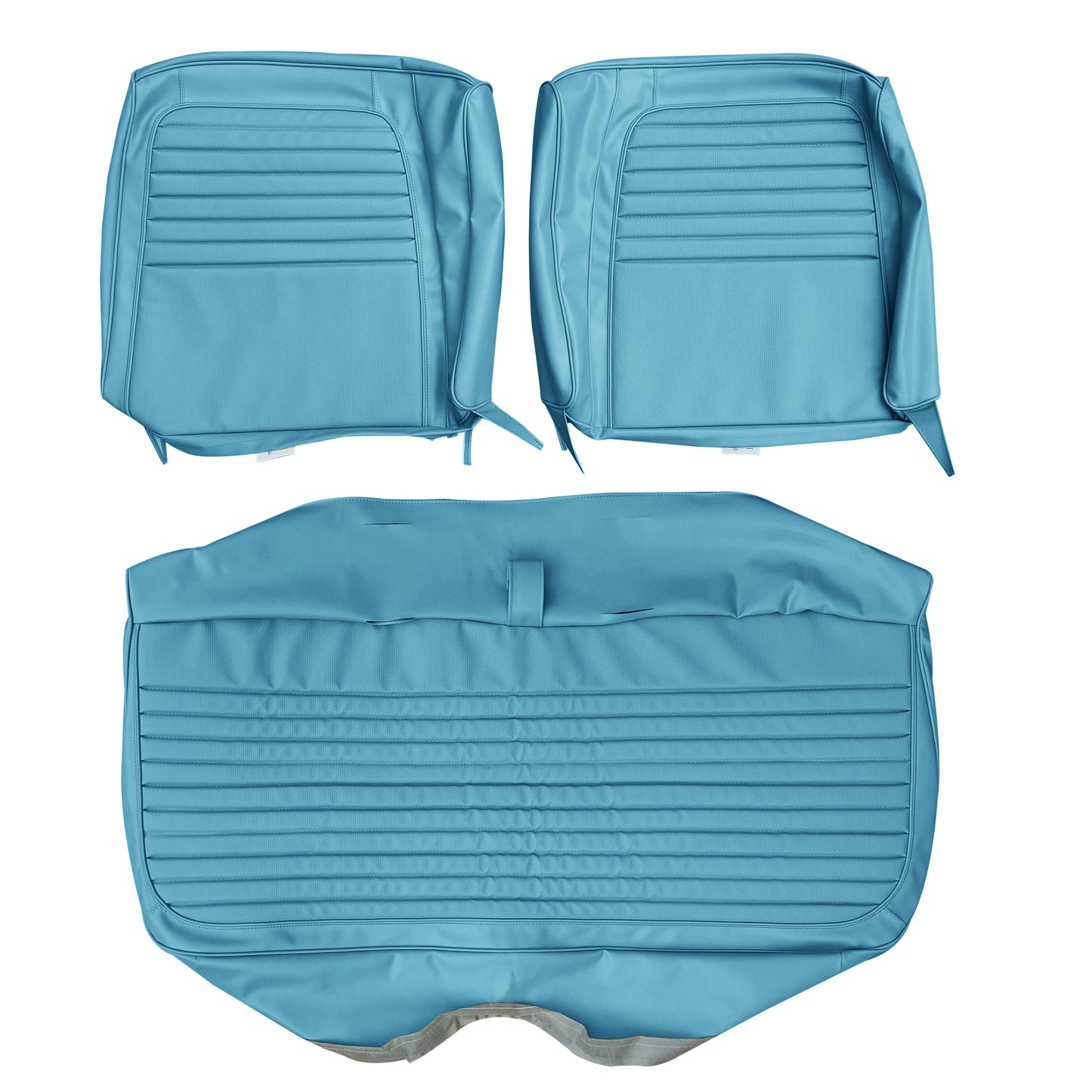 72 CHARGER "DELUXE" SPLIT BENCH UPHOLSTERY - BRIGHT BLUE
