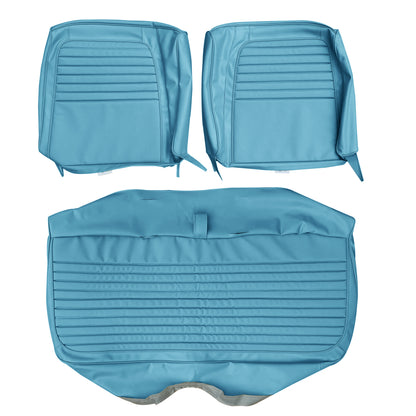 72 CHARGER "DELUXE" SPLIT BENCH UPHOLSTERY - BRIGHT BLUE