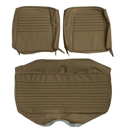 72 CHARGER "DELUXE" SPLIT BENCH UPHOLSTERY - BROWN