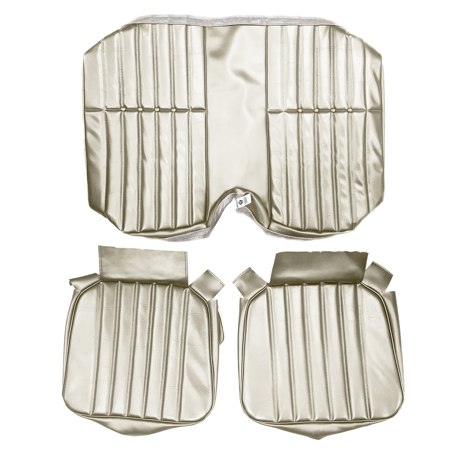72 CAMARO "STANDARD" HARDTOP REAR UPHOLSTERY - WHITE