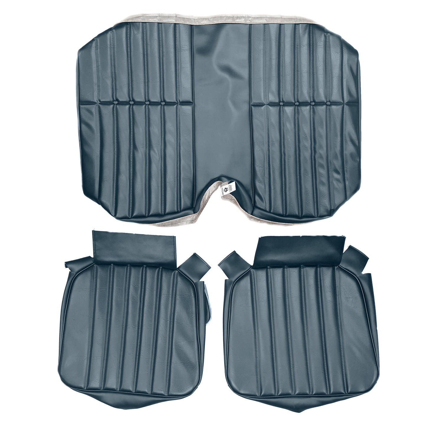 72 CAMARO "STANDARD" HARDTOP REAR UPHOLSTERY - BLUE