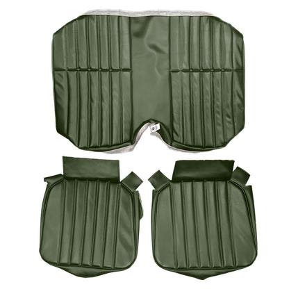 72 CAMARO "STANDARD" HARDTOP REAR UPHOLSTERY - GREEN