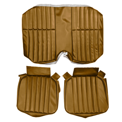 72 CAMARO "STANDARD" HARDTOP REAR UPHOLSTERY - TAN
