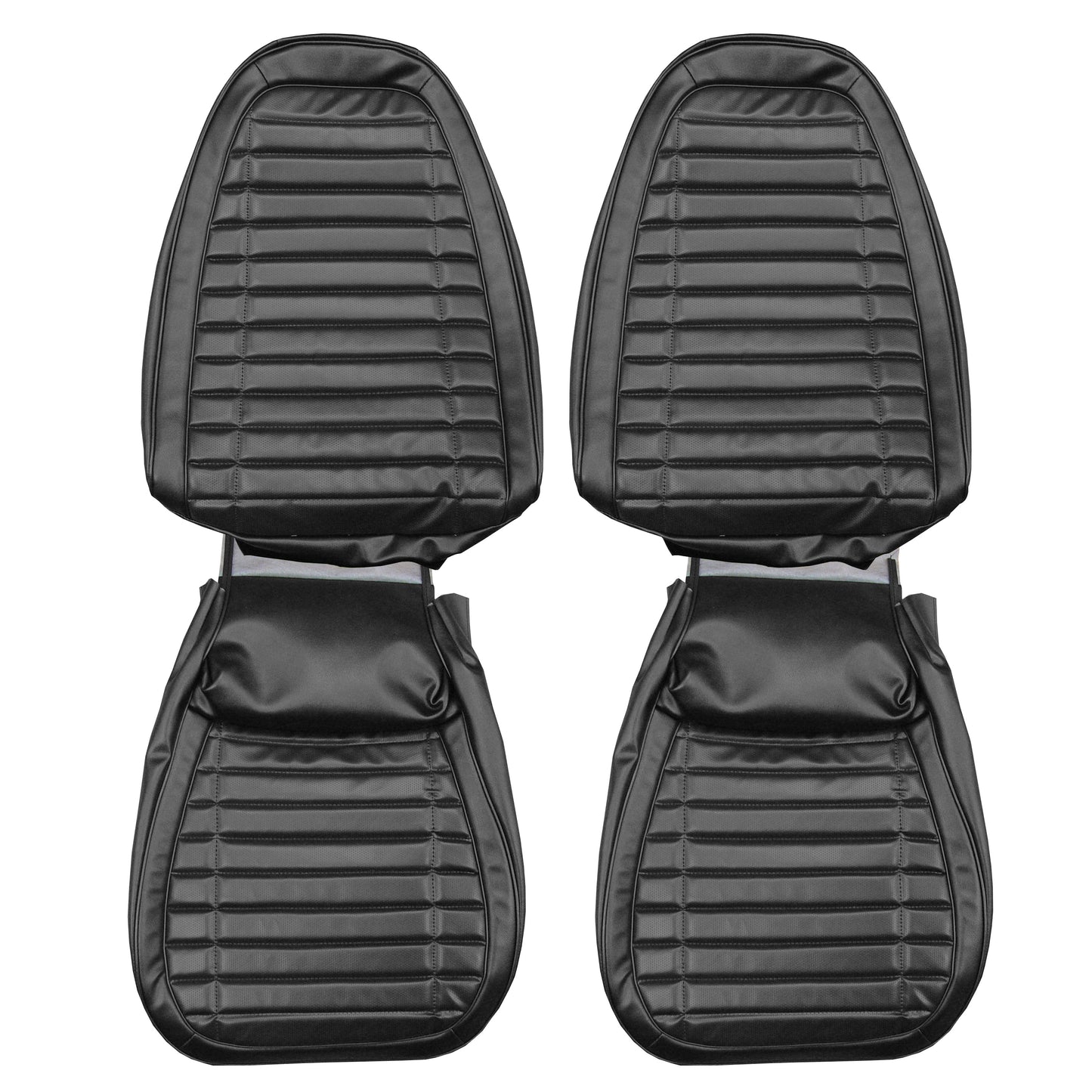 72 FIREBIRD/TRANS AM "DELUXE" BUCKET SEAT UPHOLSTERY - BLACK