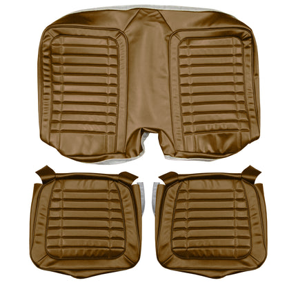 72 FIREBIRD/TRANS AM "DELUXE" HARDTOP REAR UPHOLSTERY - SADDLE
