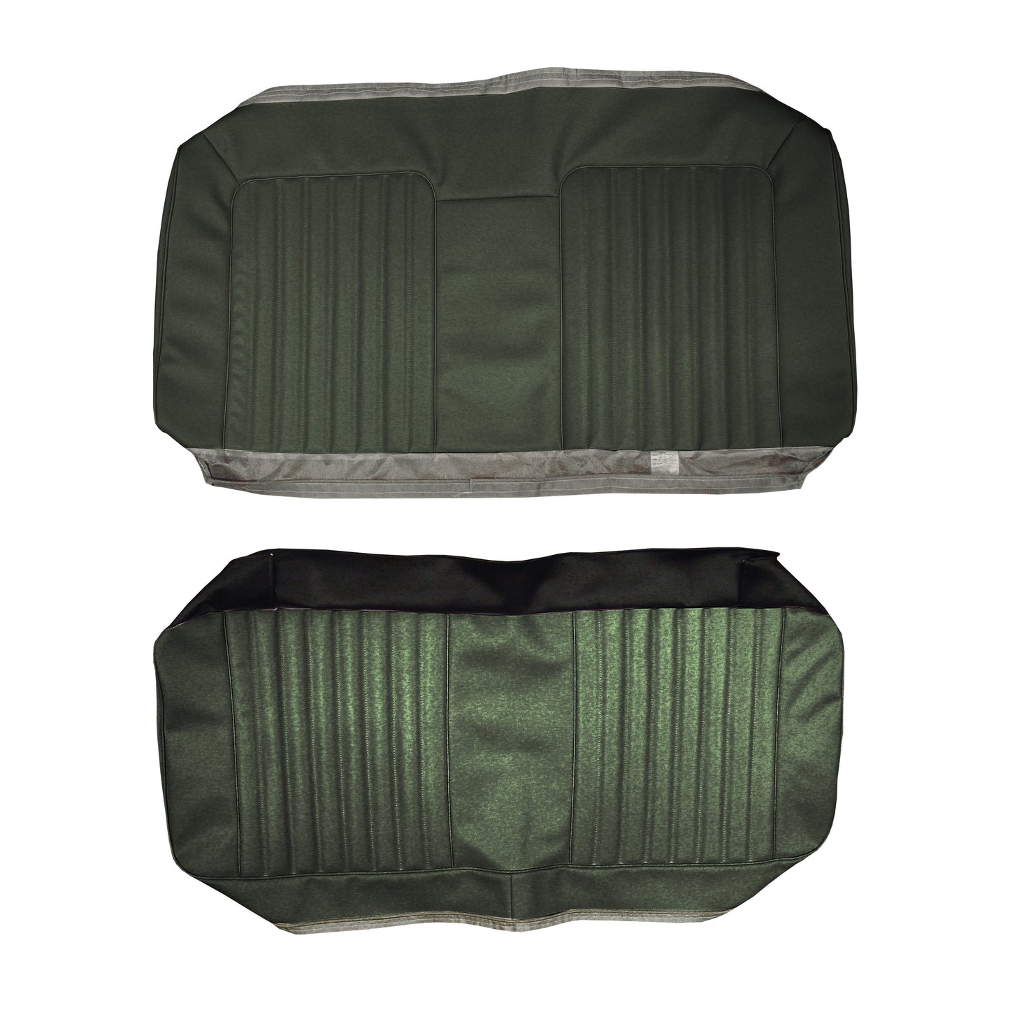 72 GTO/LEMANS SPORT HARDTOP REAR UPHOLSTERY - GREEN