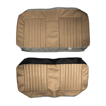 72 GTO/LEMANS SPORT HARDTOP REAR UPHOLSTERY - SADDLE