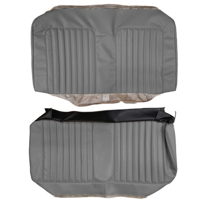 72 LEMANS SPORT CONVERTIBLE REAR UPHOLSTERY - PEWTER
