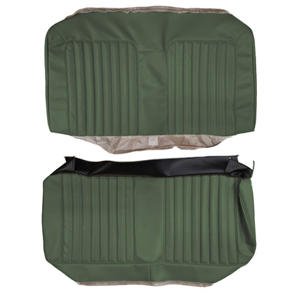 72 LEMANS SPORT CONVERTIBLE REAR UPHOLSTERY - GREEN