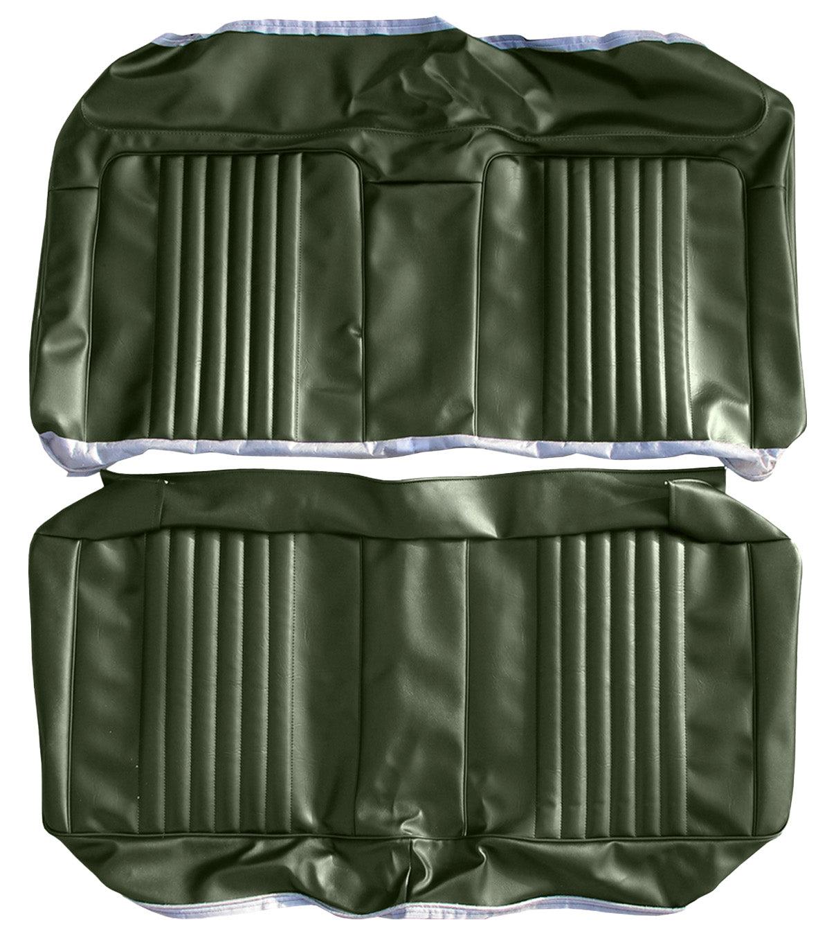 72 CHEVELLE/MALIBU HARDTOP REAR UPHOLSTERY -  GREEN