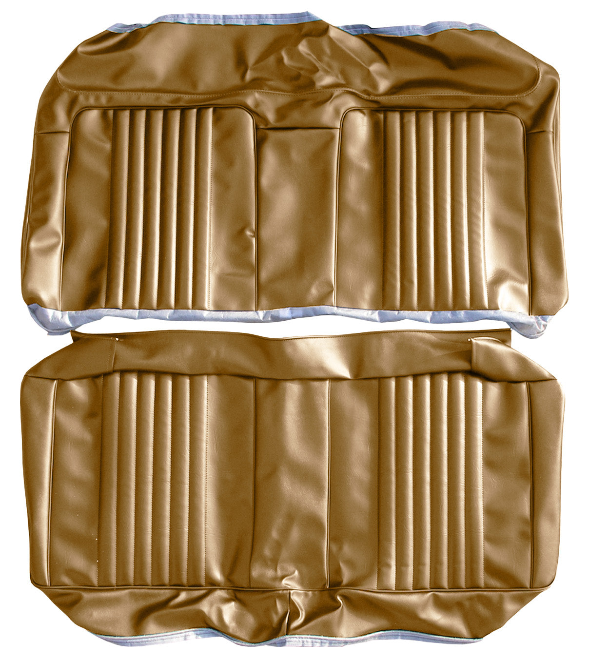72 CHEVELLE/MALIBU HARDTOP REAR UPHOLSTERY -  TAN