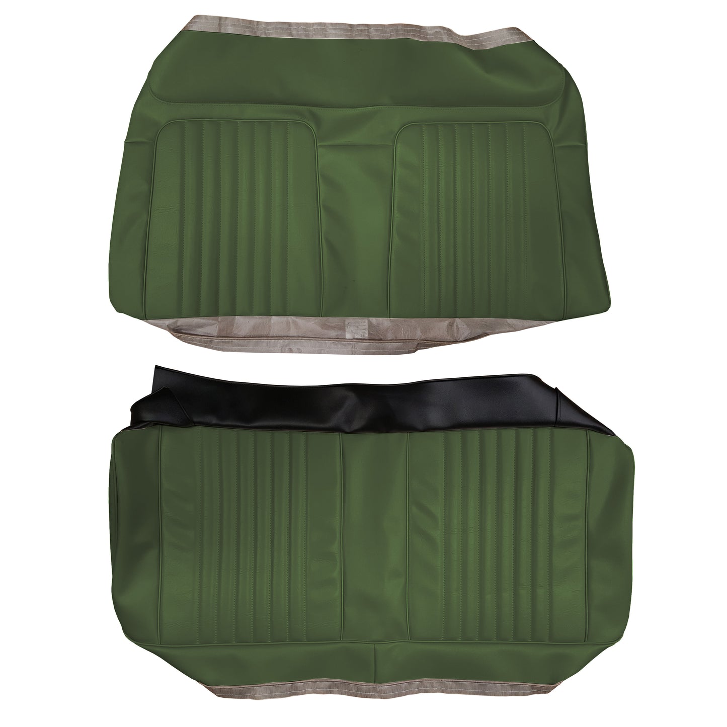 72 CHEVELLE/MALIBU CONVERTIBLE REAR UPHOLSTERY - GREEN
