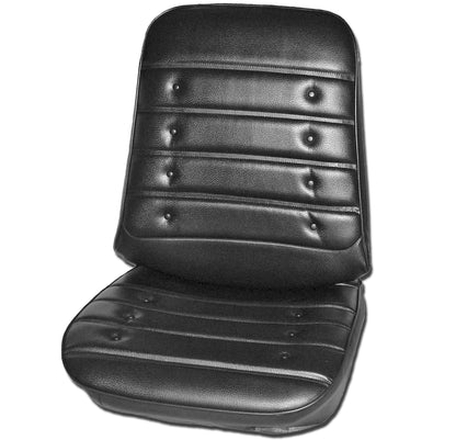 72 CUTLASS 'S'/442 BUCKET SEAT UPHOLSTERY - BLACK