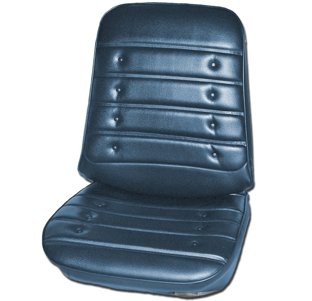 72 CUTLASS 'S'/442 BUCKET SEAT UPHOLSTERY - BLUE