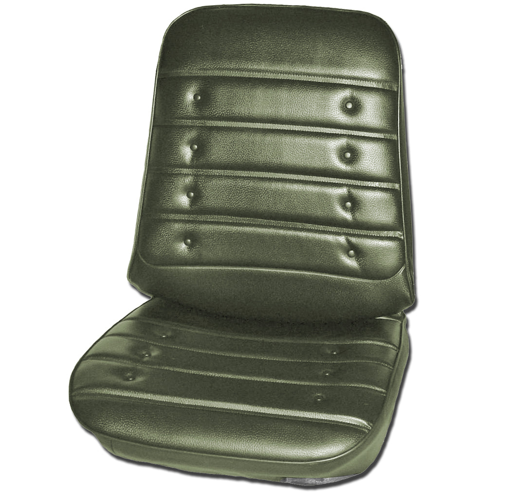 72 CUTLASS 'S'/442 BUCKET SEAT UPHOLSTERY - GREEN