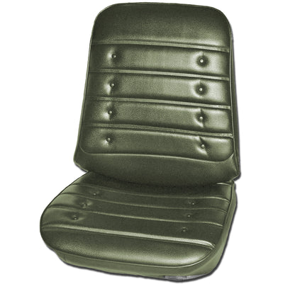 72 CUTLASS 'S'/442 BUCKET SEAT UPHOLSTERY - GREEN