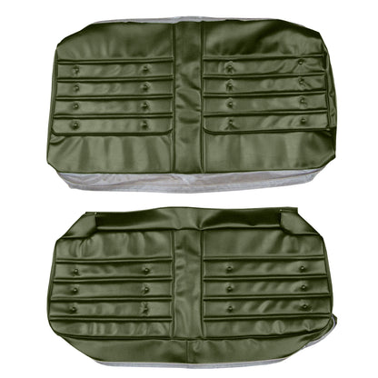 72 CUTLASS 'S'/442 HARDTOP COUPE REAR UPHOLSTERY - GREEN