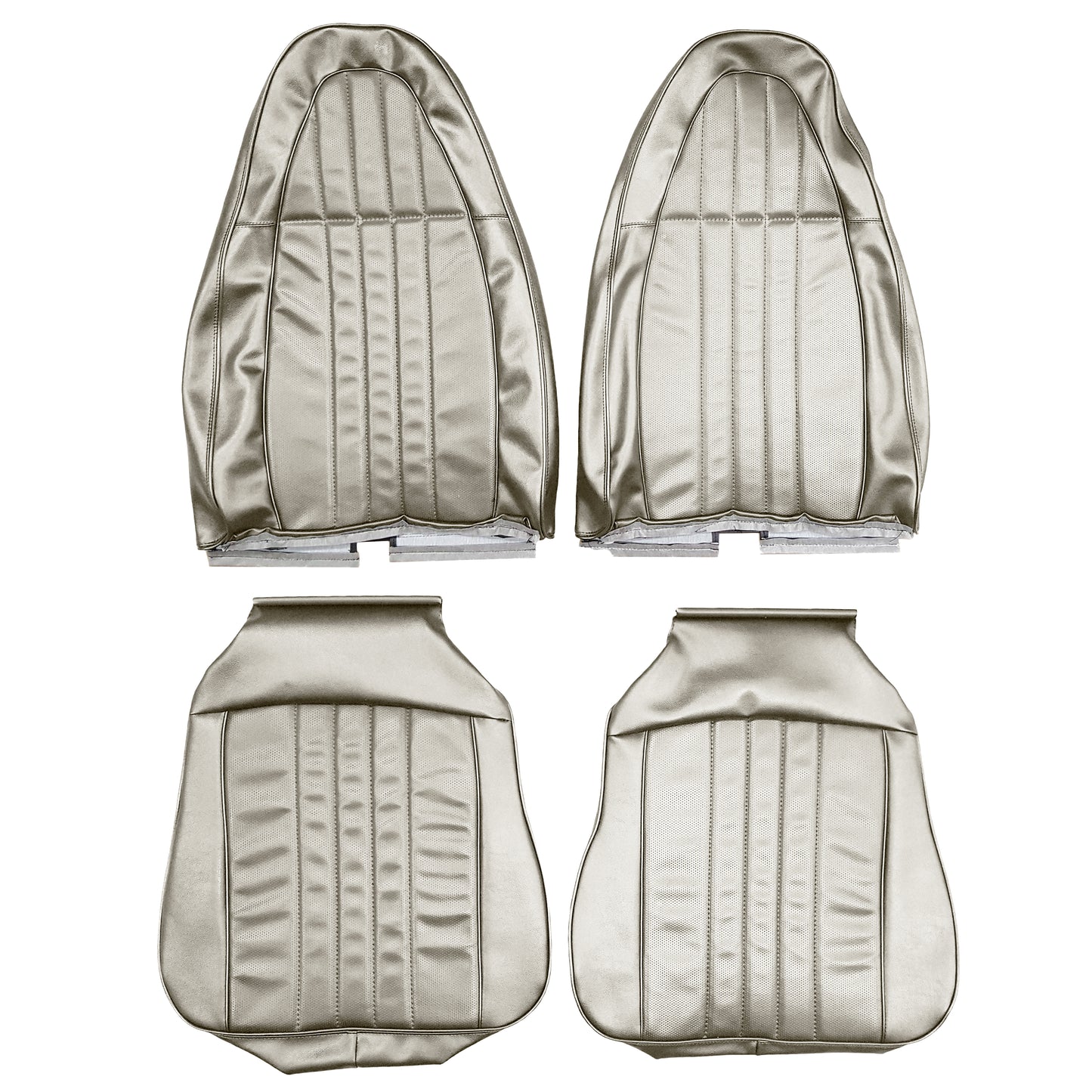 73 JAVELIN/AMX BUCKET SEAT UPHOLSTERY - WHITE