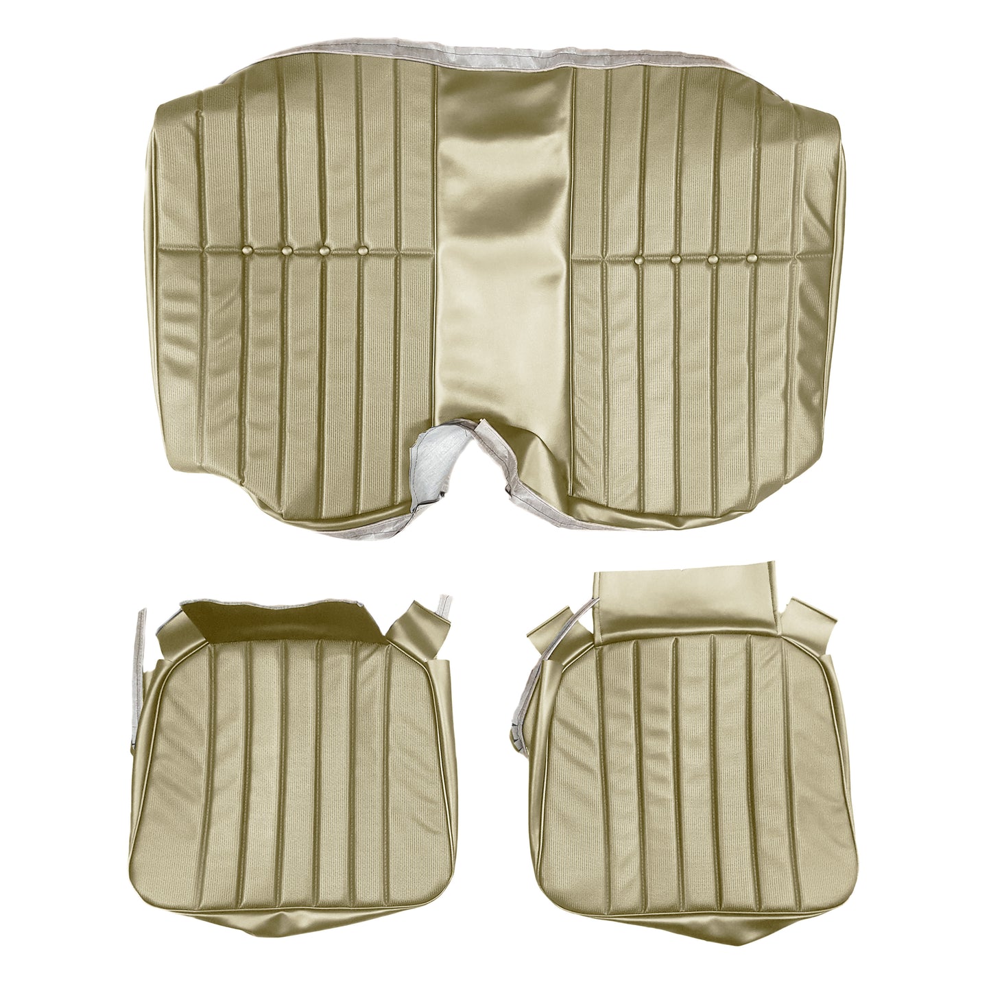 73 CAMARO "DELUXE" HARDTOP REAR UPHOLSTERY - SANDALWOOD