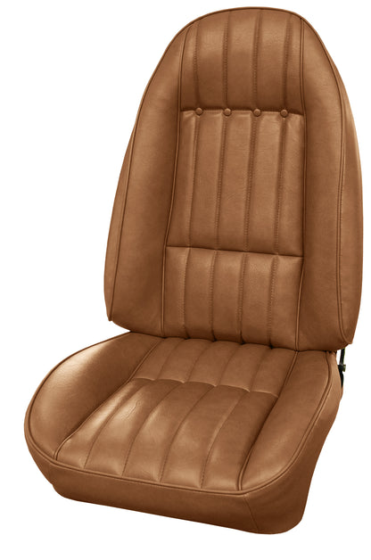 73/75 CAMARO "STANDARD" BUCKET SEAT UPHOLSTERY - SADDLE